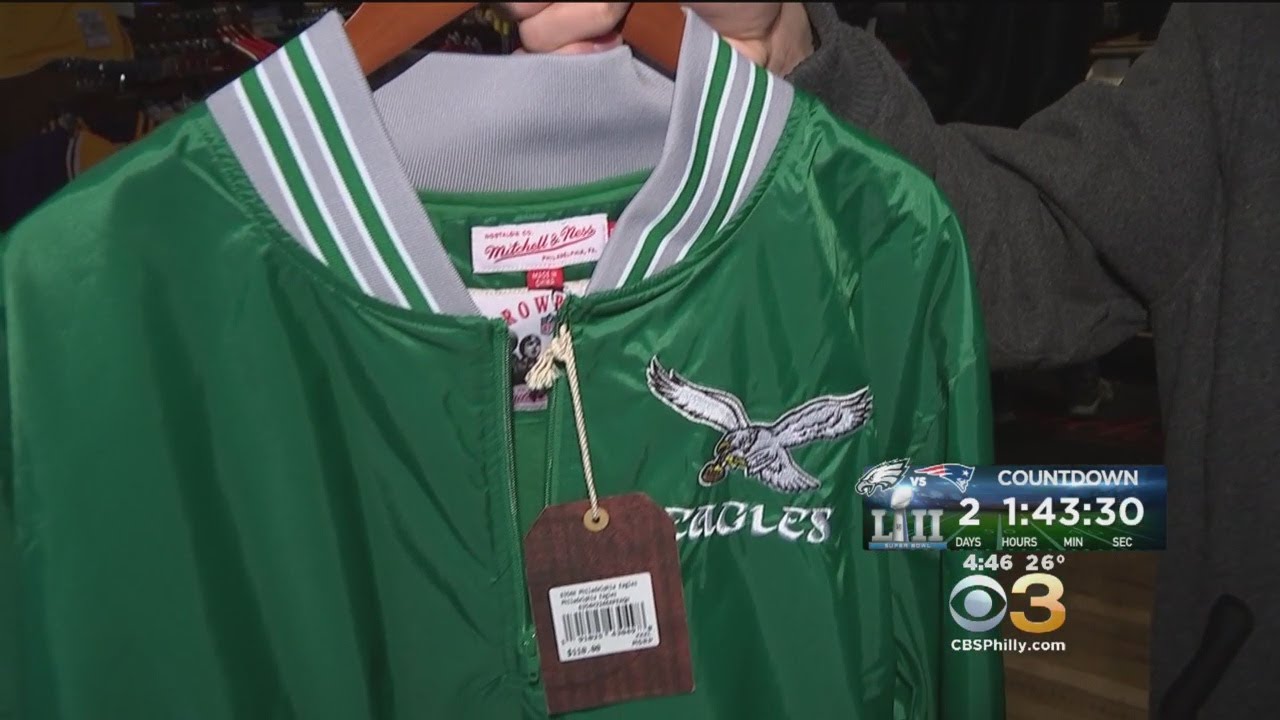 Mitchell & Ness Provides Birds Fans Vintage Eagles Gear As Super Bowl Nears