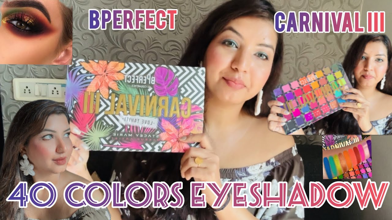 Bperfect Carnival III 40 Colors Eyeshadow Stacie Marie Love Tahti Palettes RAINBOW 🏳️‍🌈 PRIDE 🌈