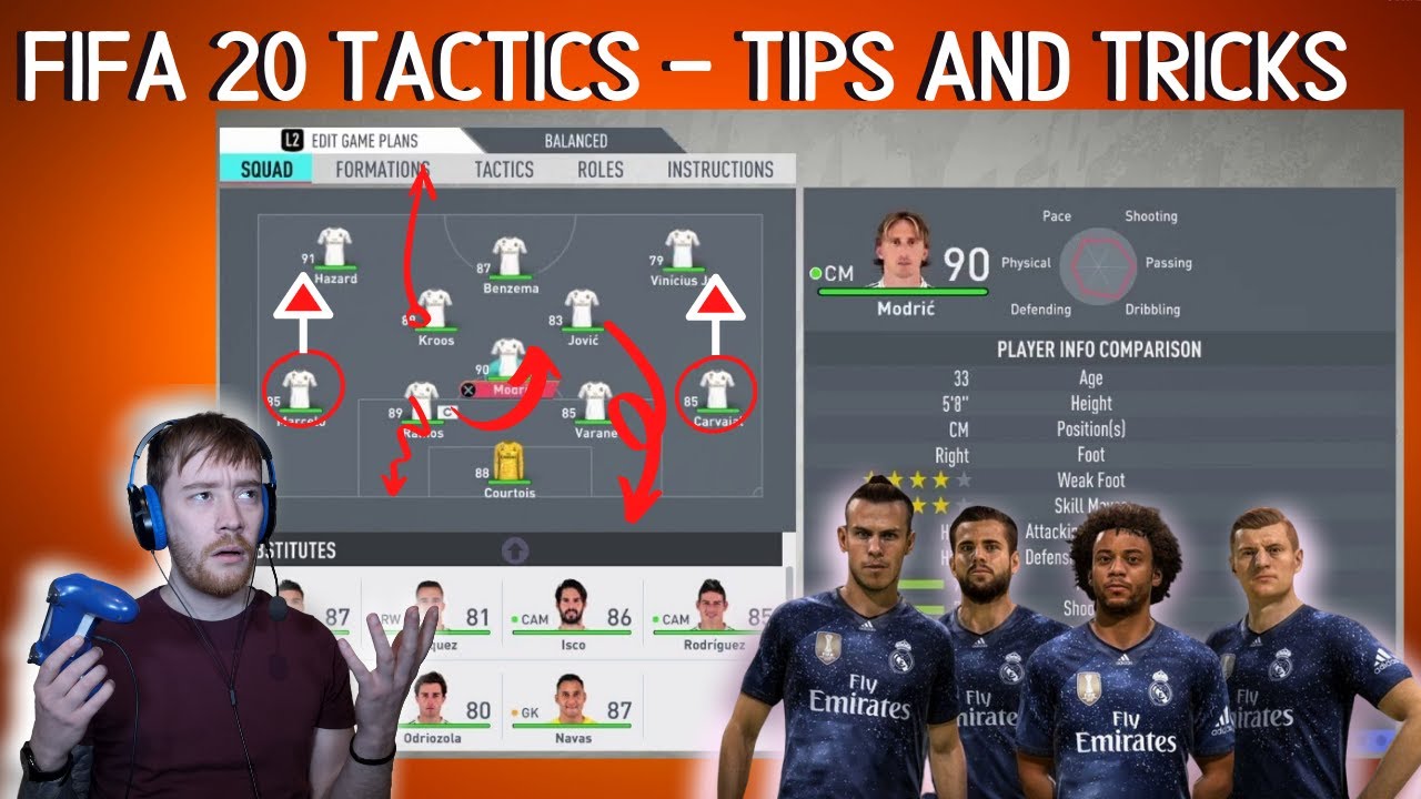 HOW TO USE TACTICS ON FIFA 20 CAREER MODE