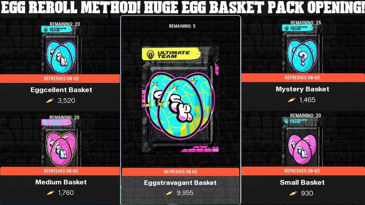 OPENING ALL EGGSTRAVAGANT, EGGCELLENT, & MEDIUM EGG BASKETS! CLEARING THE KARROT STORE!
