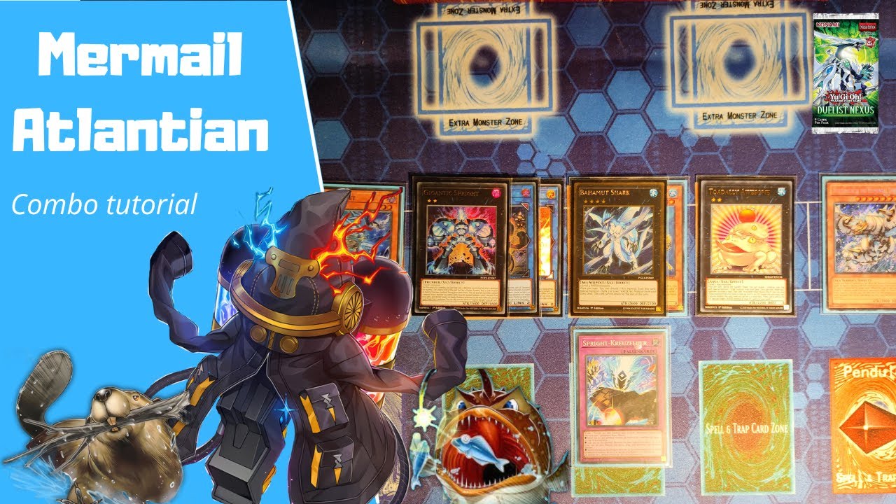 Yu-Gi-Oh! Mermail Atlantean COMBO TUTORIAL! In-depth! (September 2023 format) One card combo!