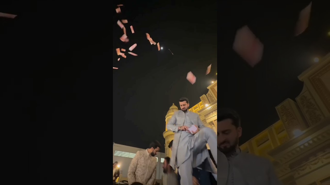 RAJAB BUTT WEDDING HAIDER THROWING MONEY #rajabvlog #haidershah