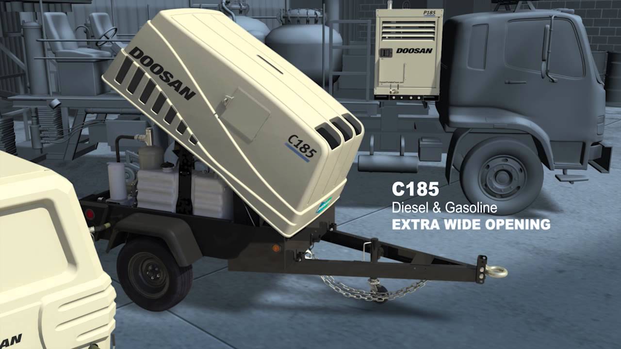 Doosan Portable Power 185 CFM Series Air Compressors