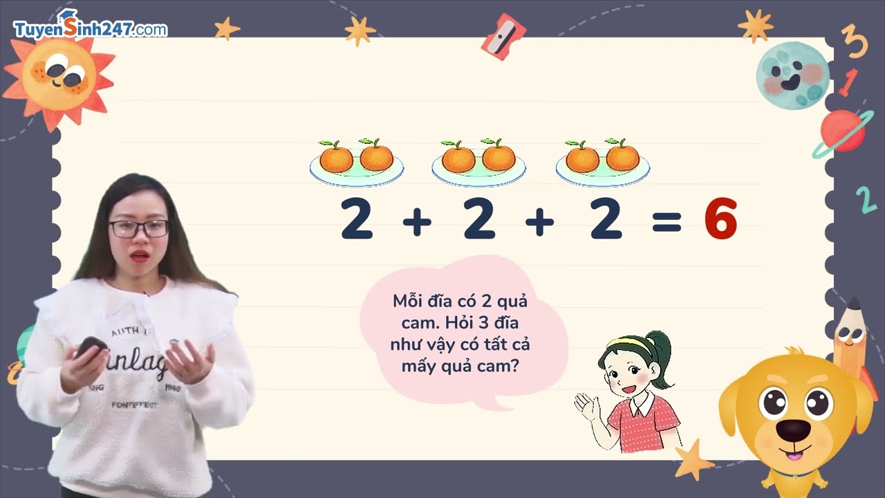 Phép nhân - Môn Toán lớp 2 Chương trình mới - Cô Diệu Ly