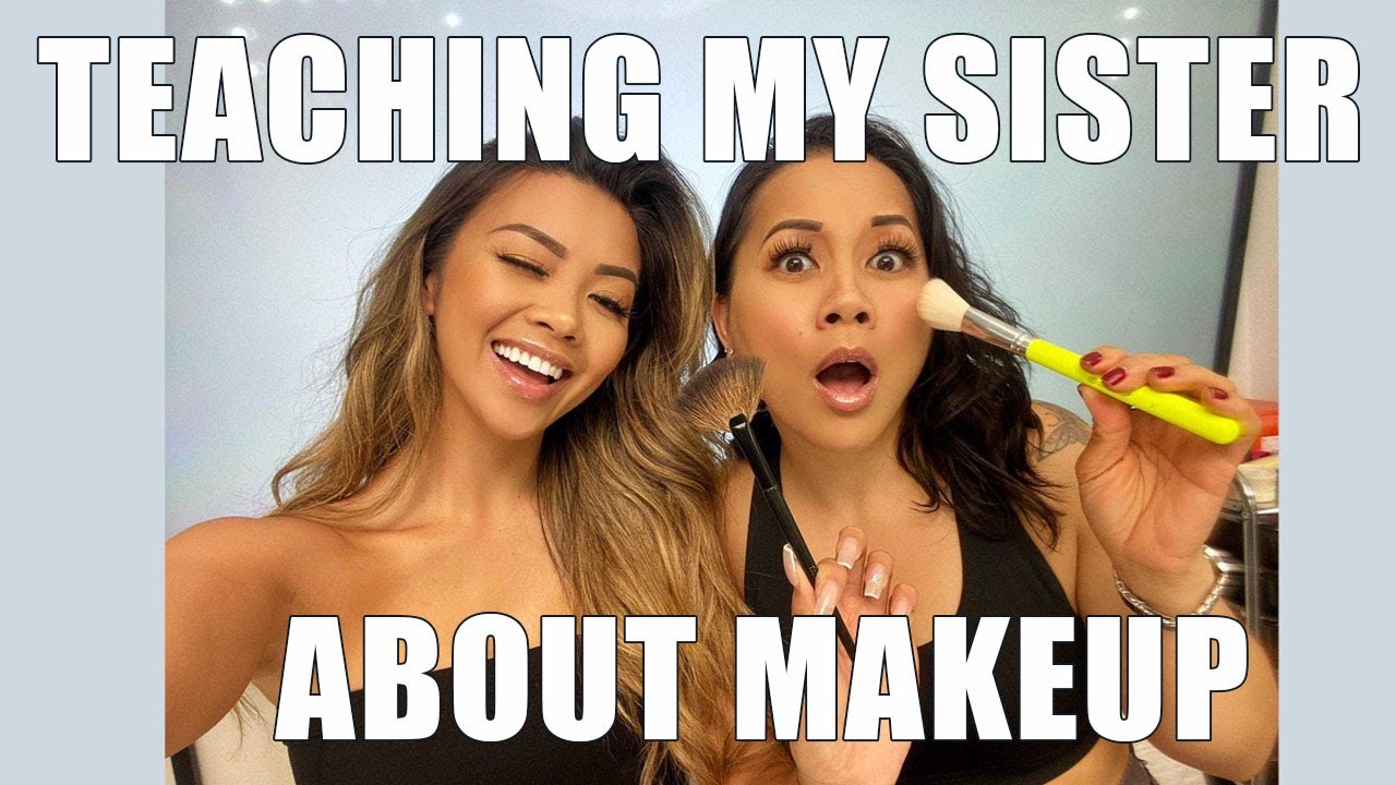 Teaching My Sister How To Do Her Makeup ✨| Liane V