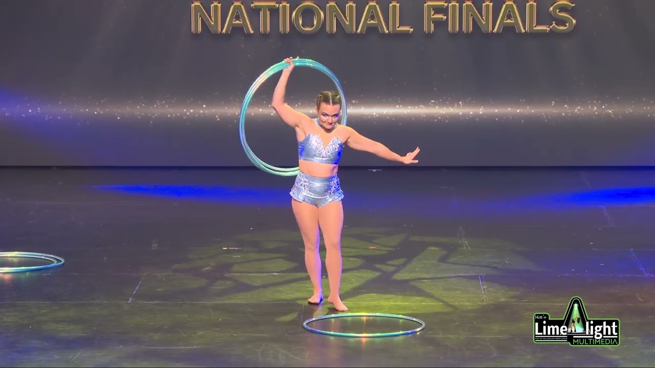 Hula hooper - incredible award winning 6 hoop circus act! Bend the Air National Finals 2023