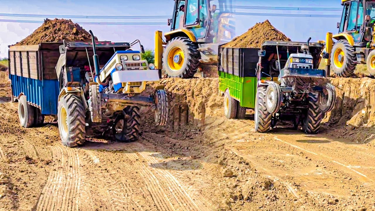आज तो छोटे और बड़े के बीच अंतर पता लगेगा कौनसा बेस्ट है SWARAJ VS EICHER FULL LODING TROLLY