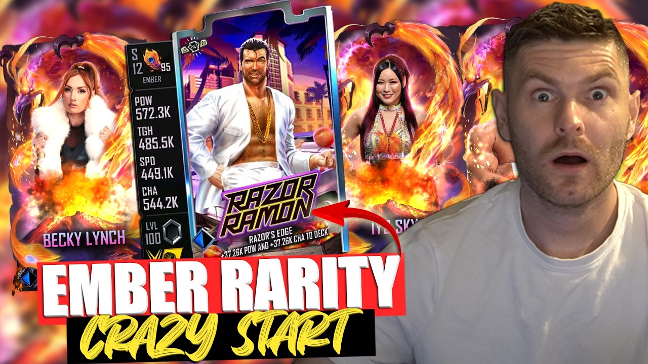 EMBER RARITY FREEBIES + RAZOR RAMON BATTLEPASS!! WWE SUPERCARD