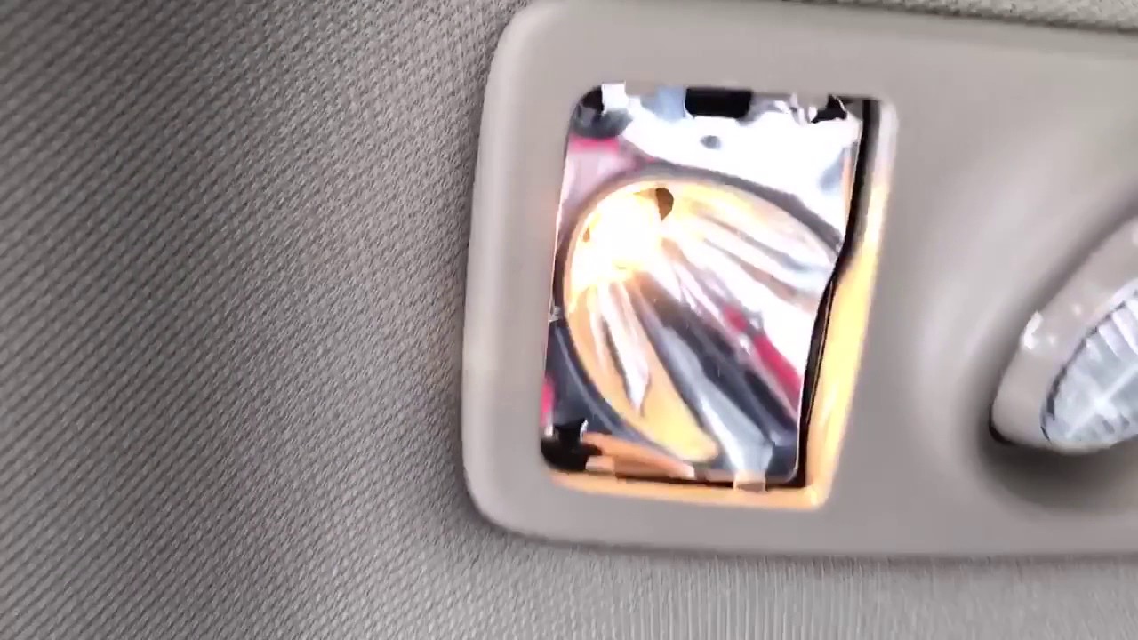 How to replace the interior LED lights bulbs for 2017 Toyota Sienna