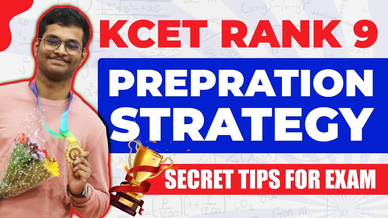 KCET Rank 9's Preparation Strategy: Insights from Abhinav | Top Tips for KCET 2024