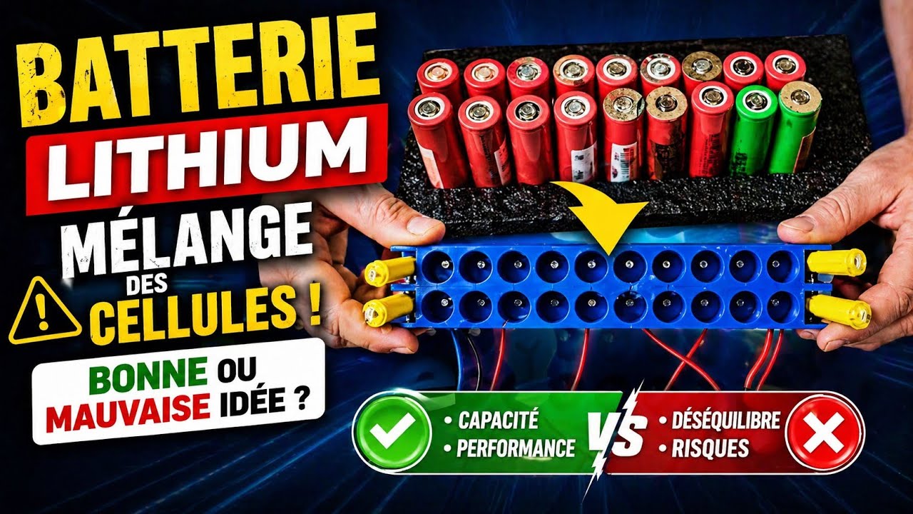 BATTERIE lithium MÉLANGE des CELLULES ! Bonne ou mauvaise IDÉE ?