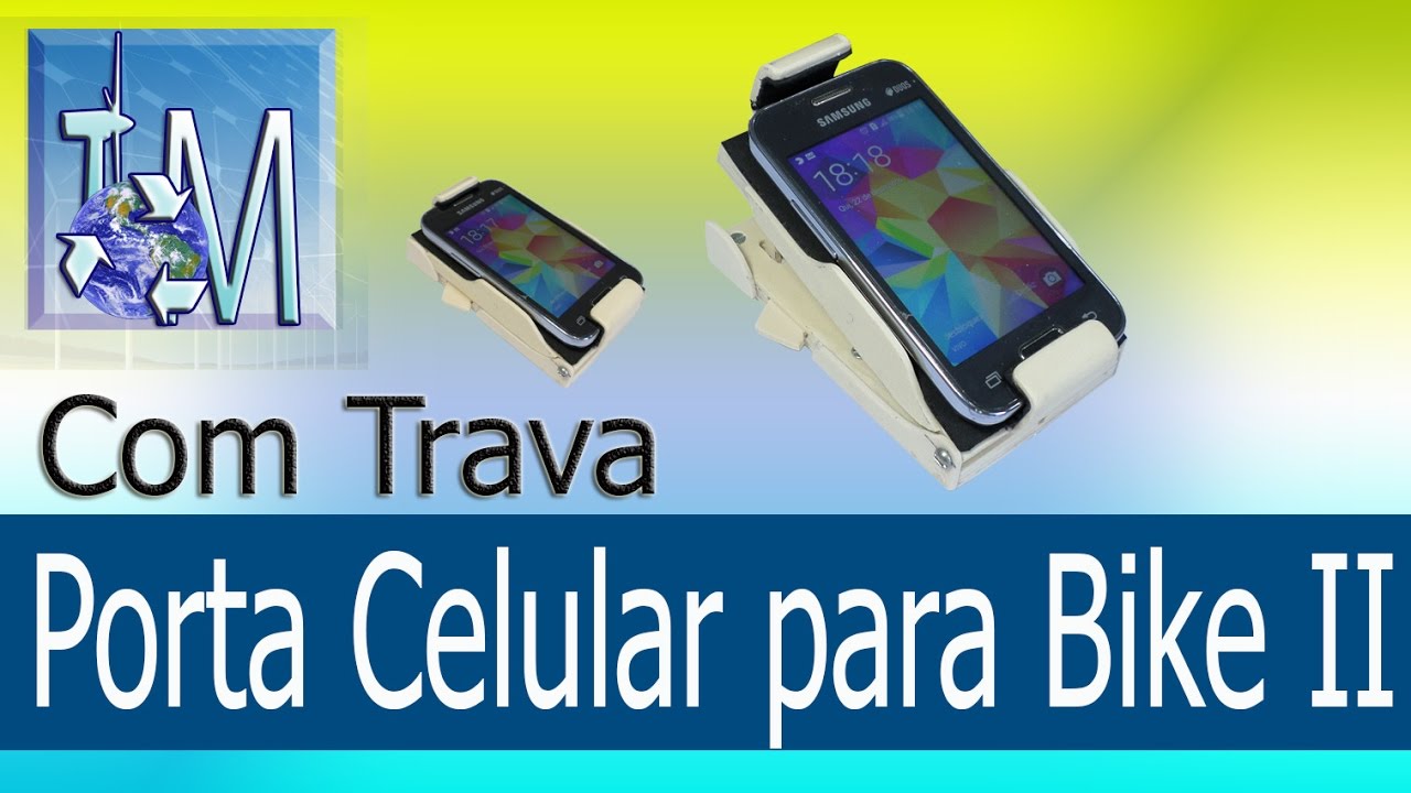 Porta Celular para Bike com trava