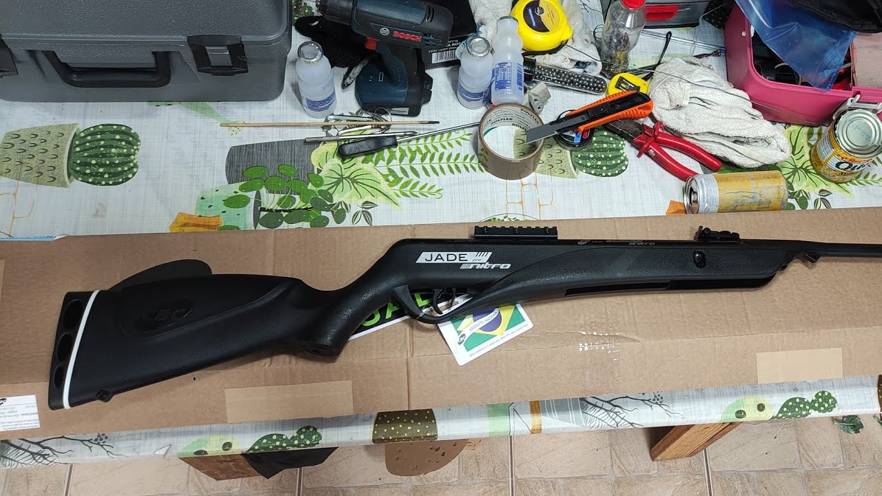 CARABINA CBC JADE 6,35 TESTE DE POTENCIA