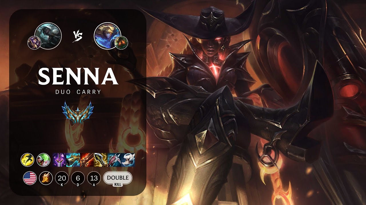 Senna ADC vs Ezreal - NA Challenger Patch 14.3