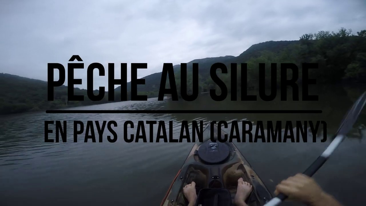 Pêche du silure en kayak au barrage de Caramany (66)