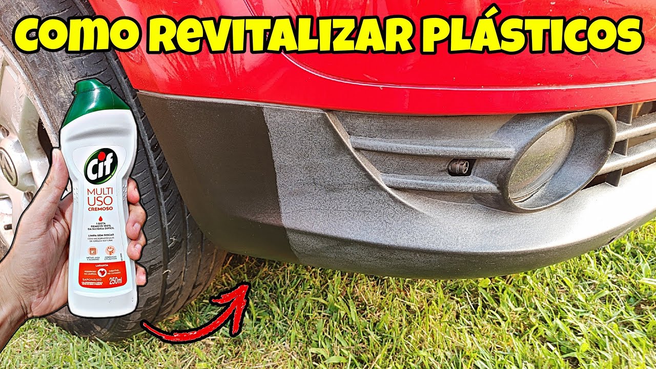 Como Revitalizar Plasticos e Parachoque de Carros