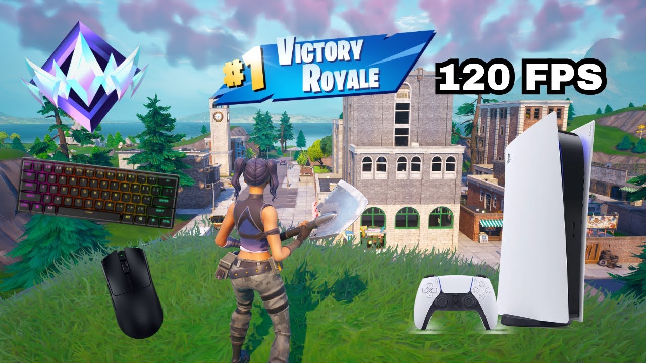 INSANE 120FPS Fortnite Ranked Reload Gameplay (PS5) | BEST Settings