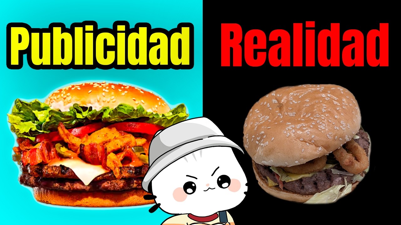 Publicidad VS Realidad: COMIDA RÁPIDA