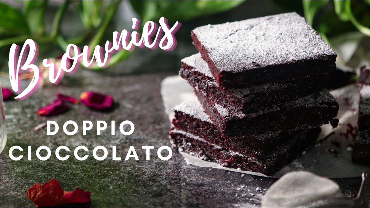 Brownies DOPPIO CIOCCOLATO VEGAN | Senza latte e senza uova