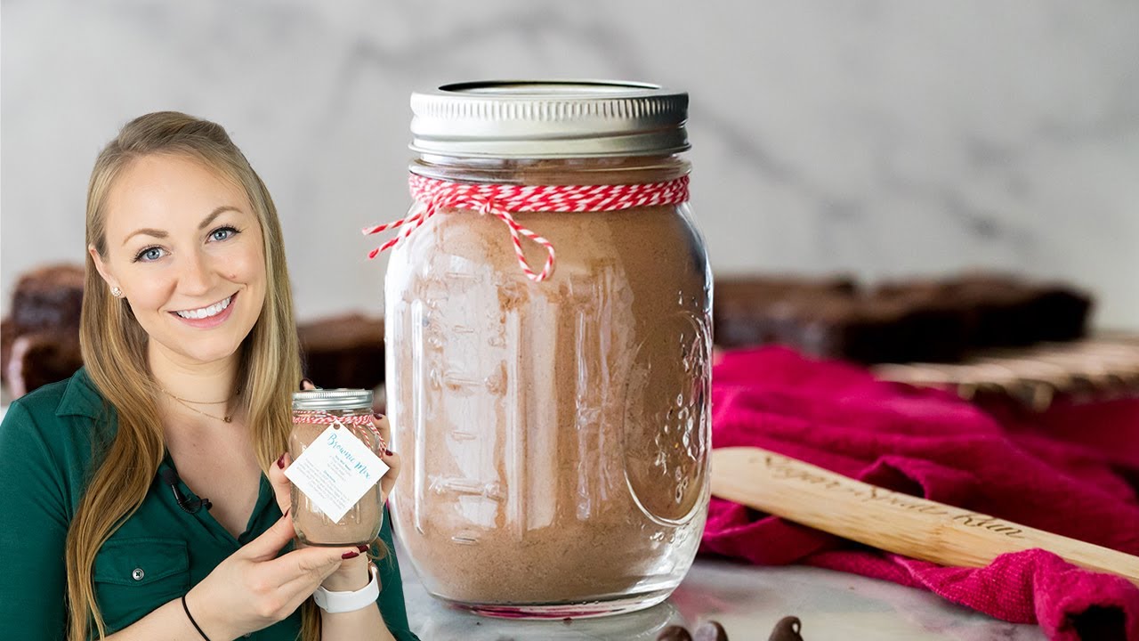 Giftable Brownie Mix in  a Jar!