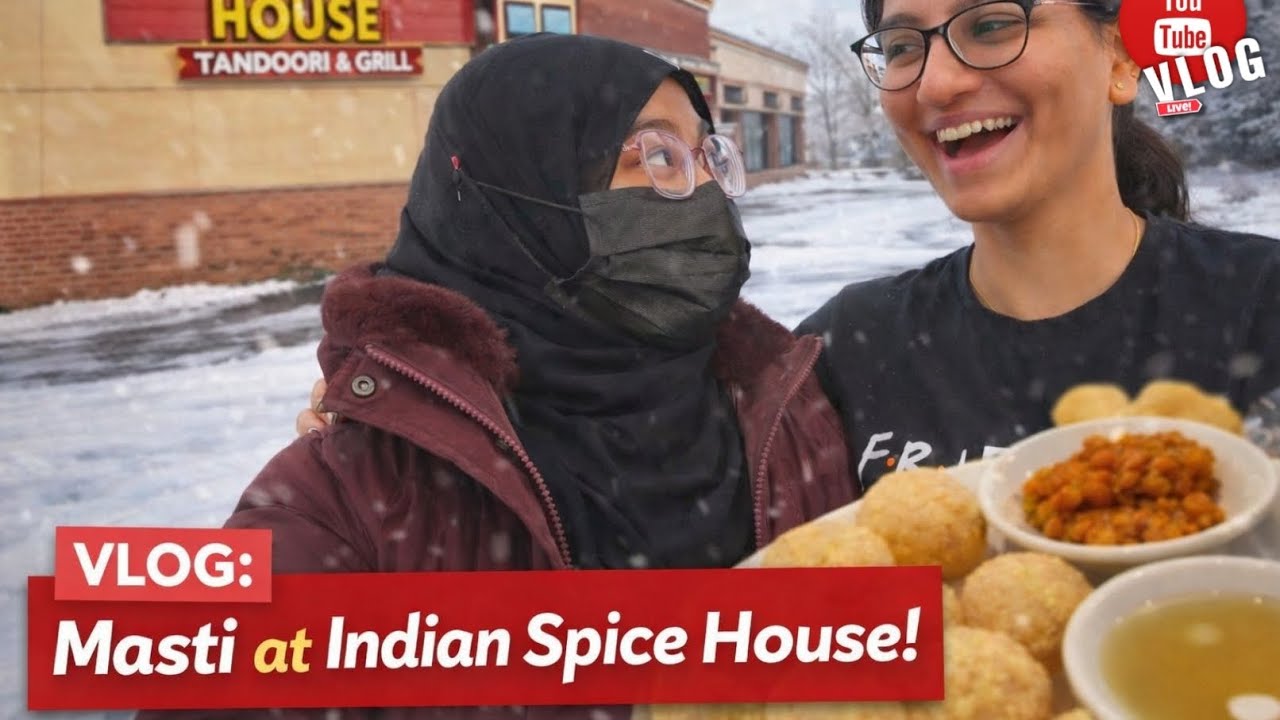 Indian restaurant in America 😮|| indian spice house 🏠|| Suprise 🤯|| #food #vlog #indian 