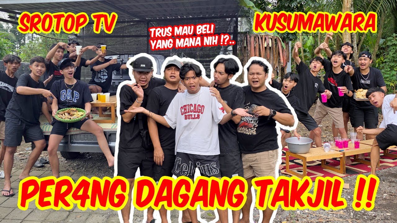 Persaingan semakin panas !! KUSUMAWARA & SROTOP JUALAN TAKJIL
