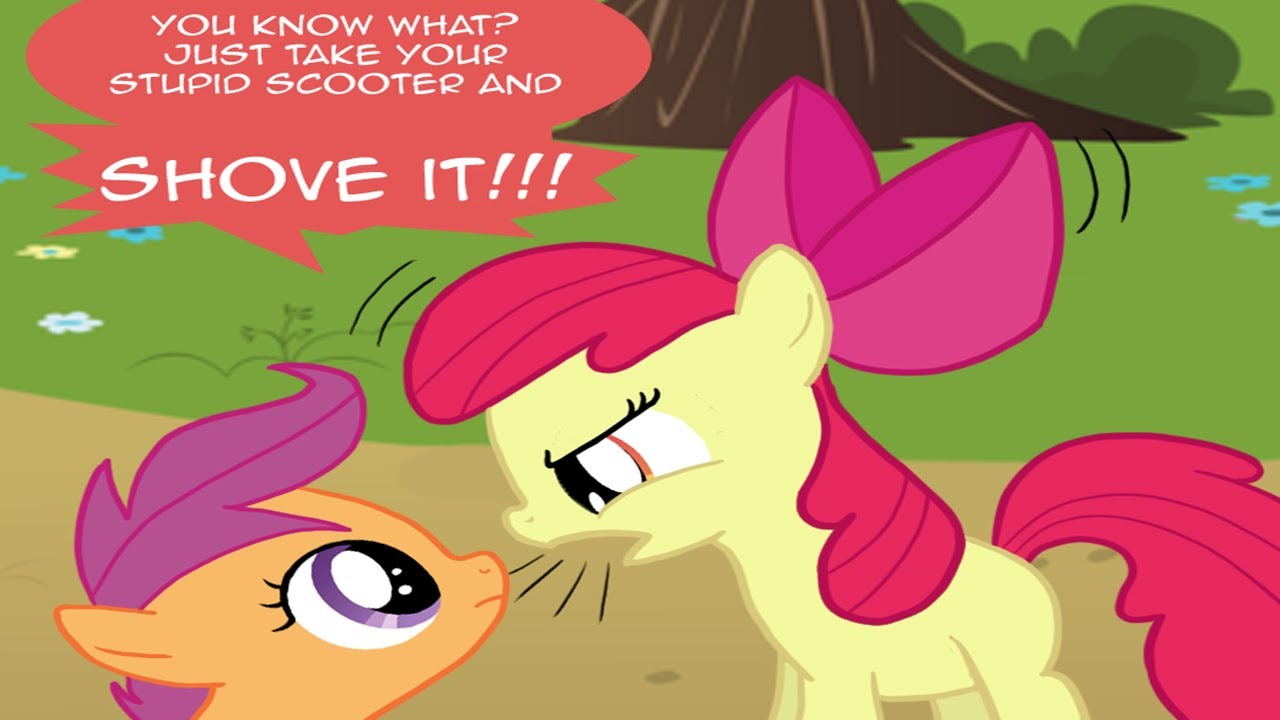 [MLP Comic Dub] The Apple Family in The Scooter (comedy)