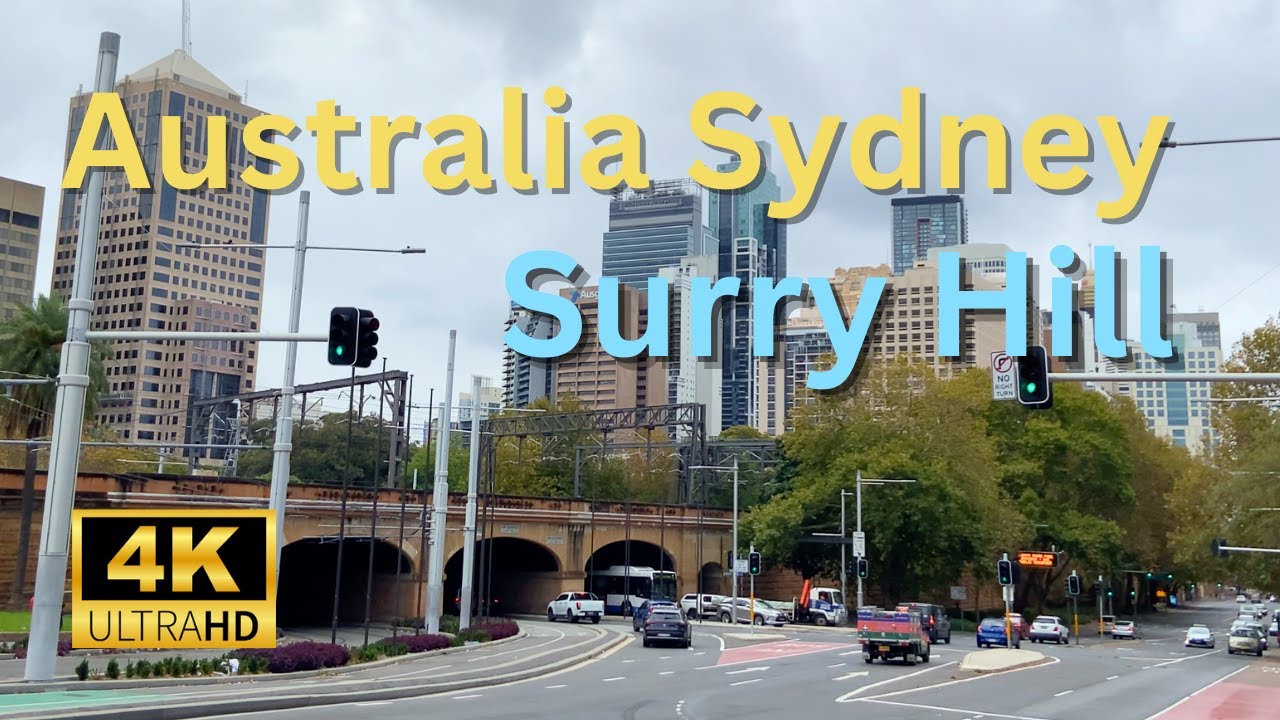 【4K Walk】Walking around Surry Hill in Sydney Australia 2023
