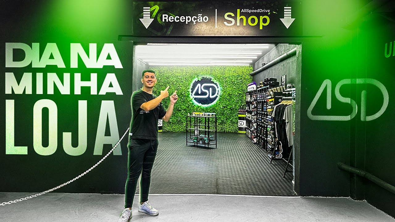 UM DIA NA MINHA NOVA LOJA ! | AllSpeedDrive