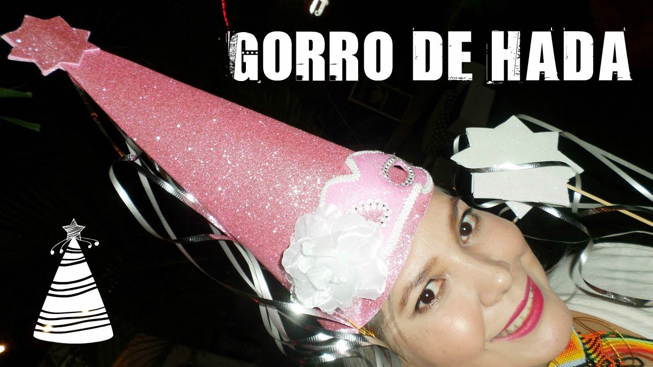 Sombrero de Hada o Princesa y Varita Magica: Tutorial
