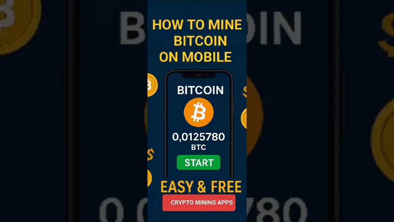 How to Mine Bitcoin on Mobile | Easy & Free App #Shorts #bitcoinmining