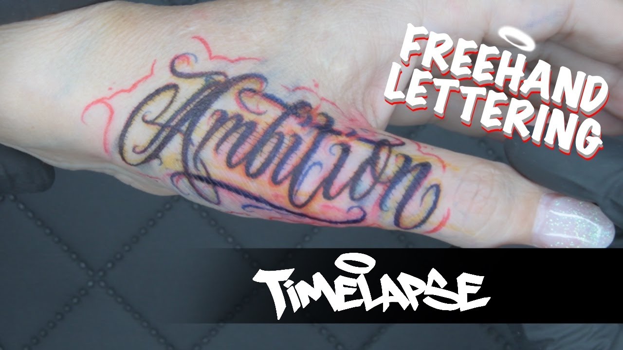 FREEHAND LETTERING PROCESS | JJ INK