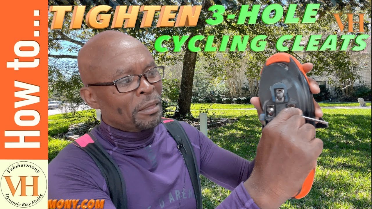 How to tighten 3 hole Cycling Cleats