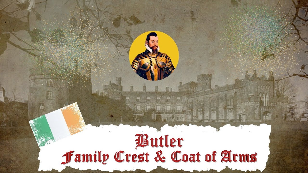 Butler Family Crest and Coat of Arms