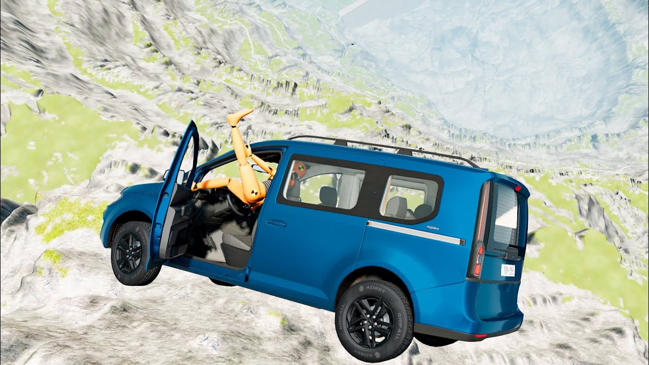 Cars vs Leap Of Death &ndash; BeamNG.Drive