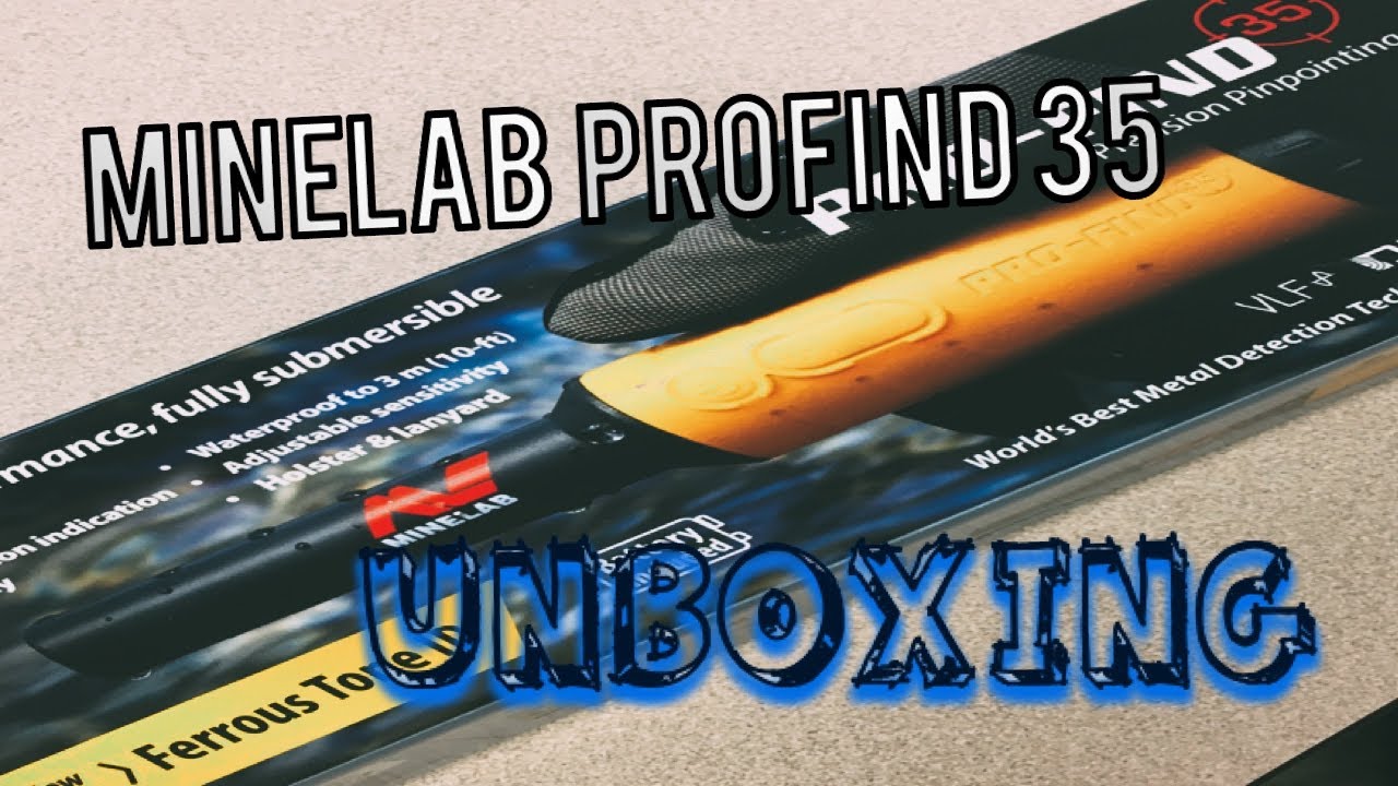 MineLab ProFind 35 Unboxing