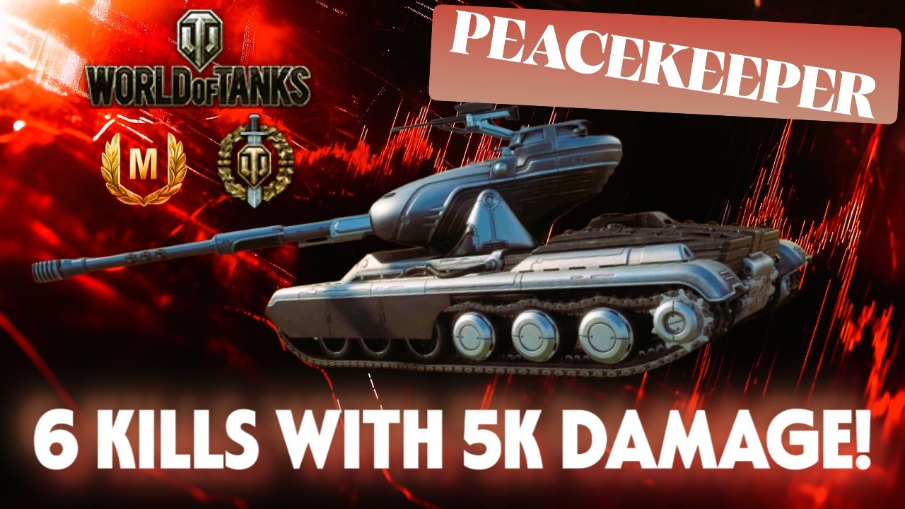 Peacekeeper flexing its chrome bling bling in the field | WOT