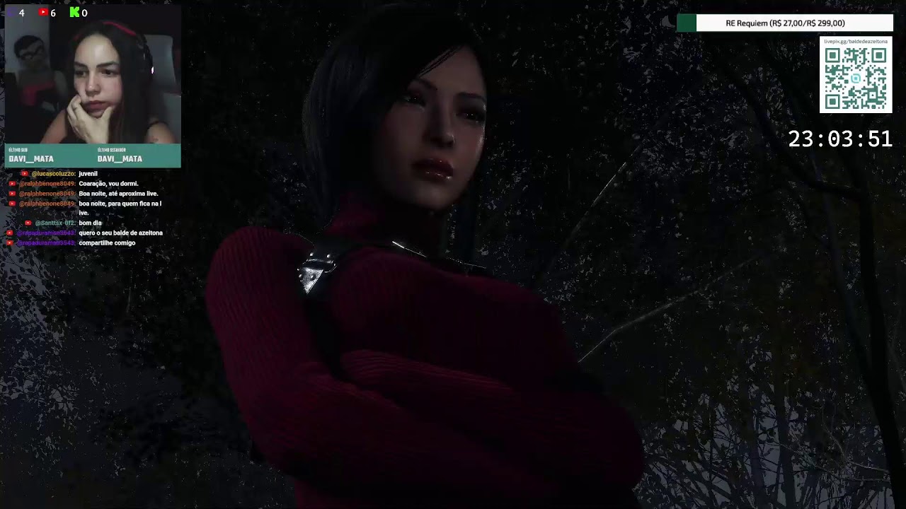 PRIMEIRA vez jogando RE4 Remake  - !pix !setup !discord