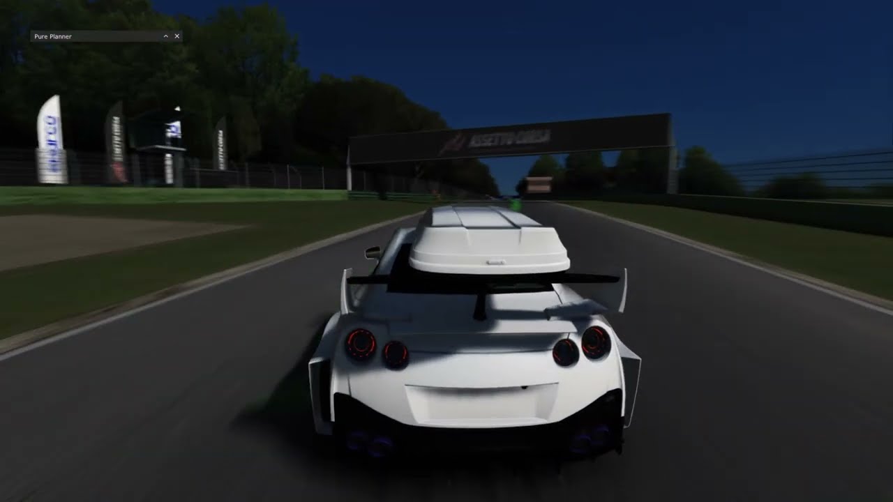 Assetto Corsa NISSAN GTR LIBERTY WALK practica en el circuito de IMOLA (gameplay no comentado)