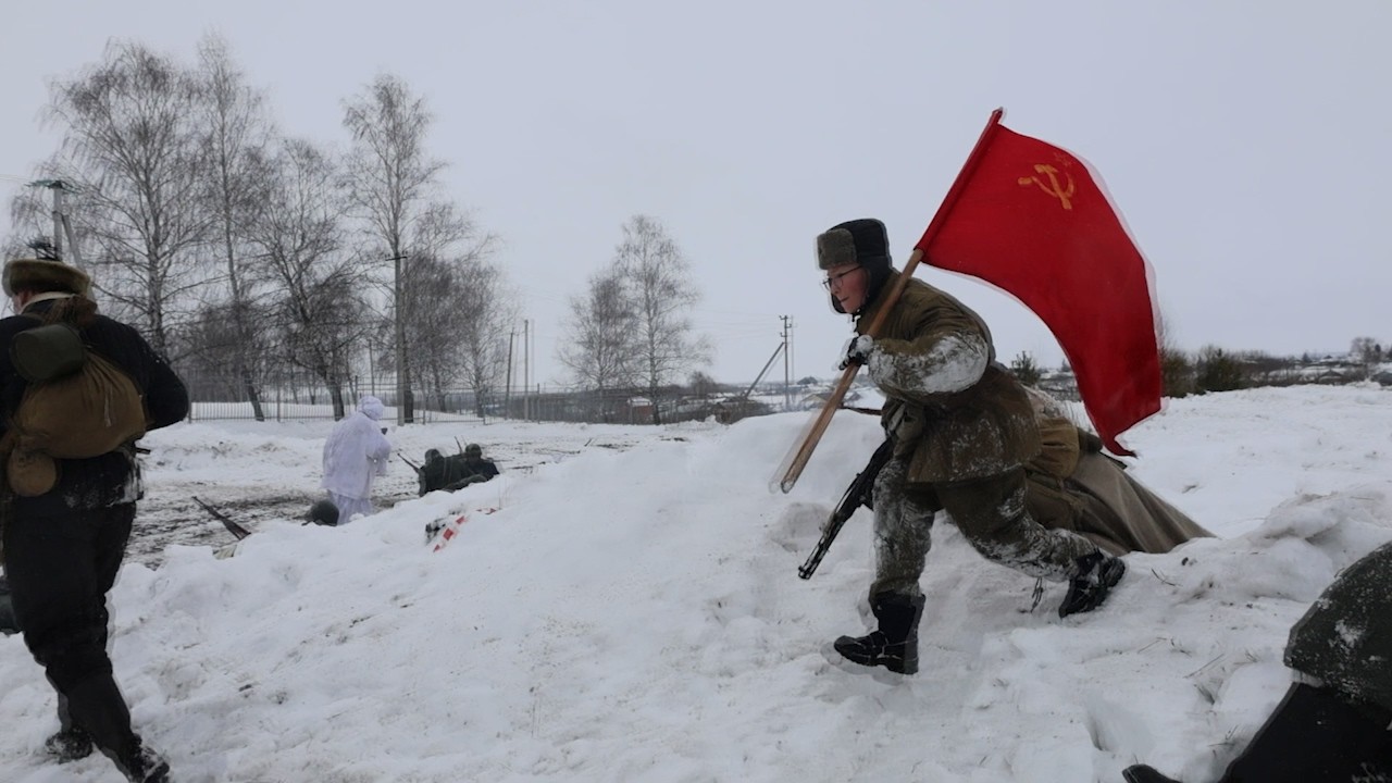Реконструкция героической Битвы за Москву