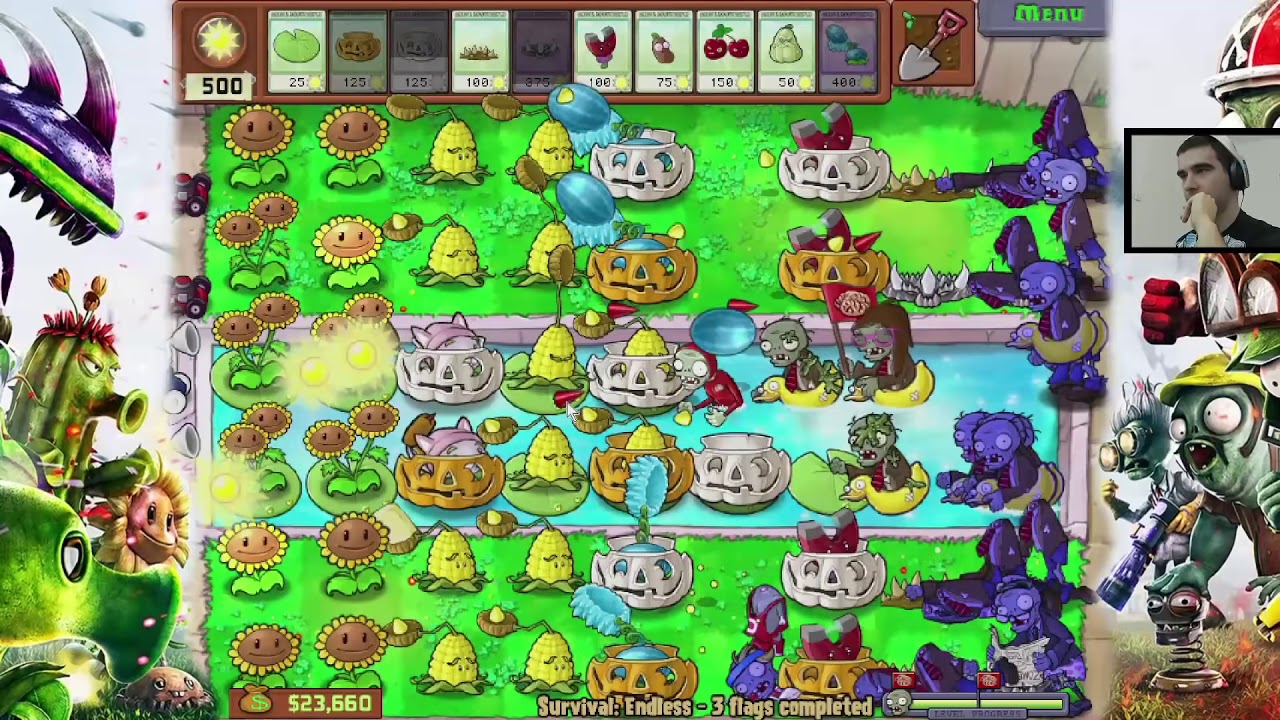 Endless Survival #1 - Plants vs Zombies #35