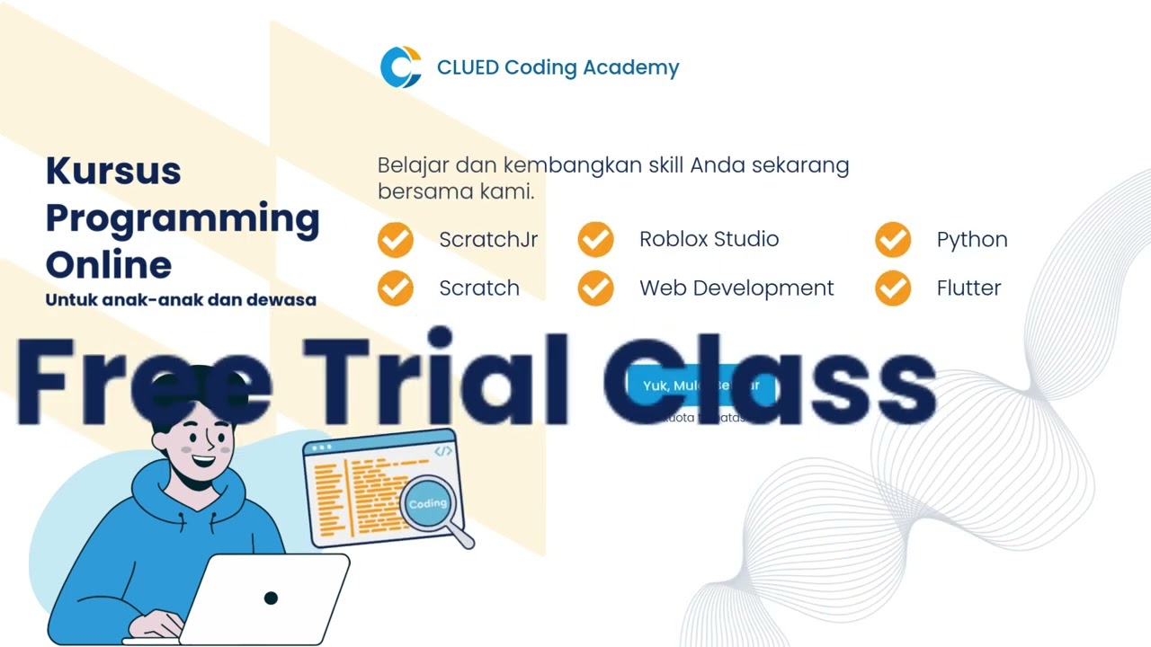 Kursus Programming/Koding Online CLUED COding Academy