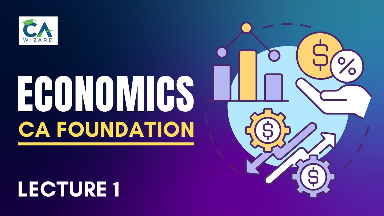 LEC 1 CA Foundation Paper 4 Business Economics | @CAWizardOfficial