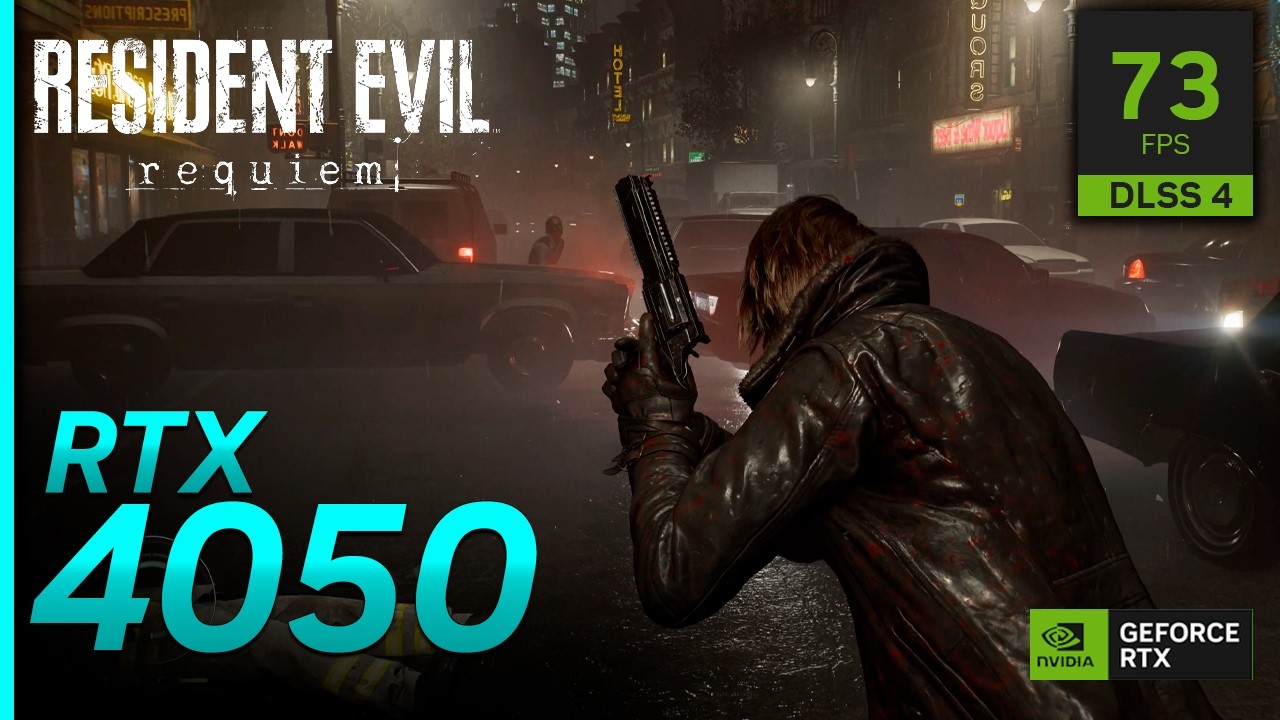 RTX 4050 on Resident Evil Requiem -  1080p, DLSS 4, Frame Gen - PC Performance!
