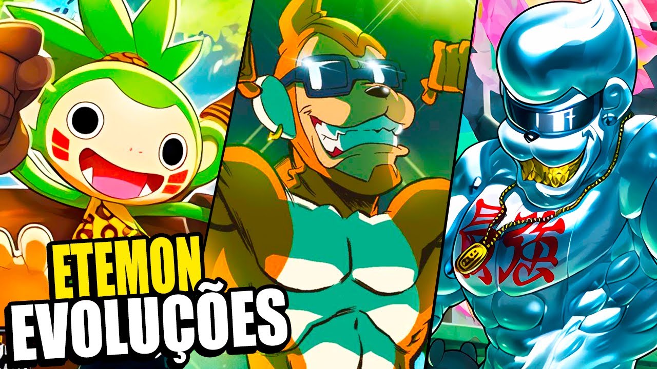TODAS AS DIGIEVOLUÇÕES DE ETEMON