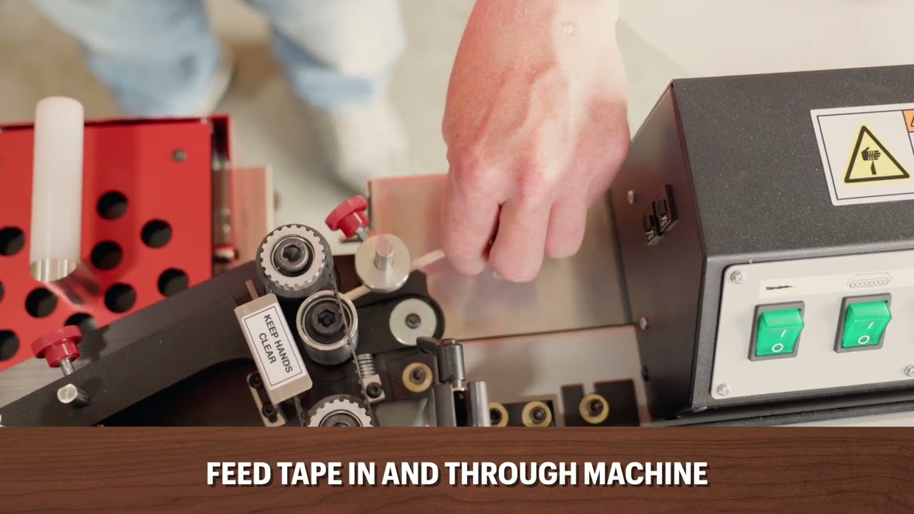 Setting up a Safety Speed Glue Pot Edgebander