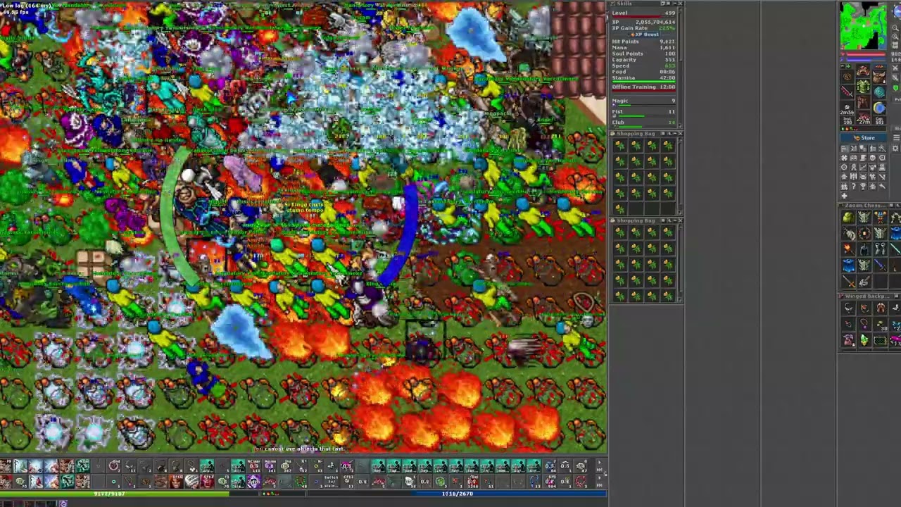 TIBIA GRAVITERA | 110 VS 100 | EASY MASSACRE AGAIN