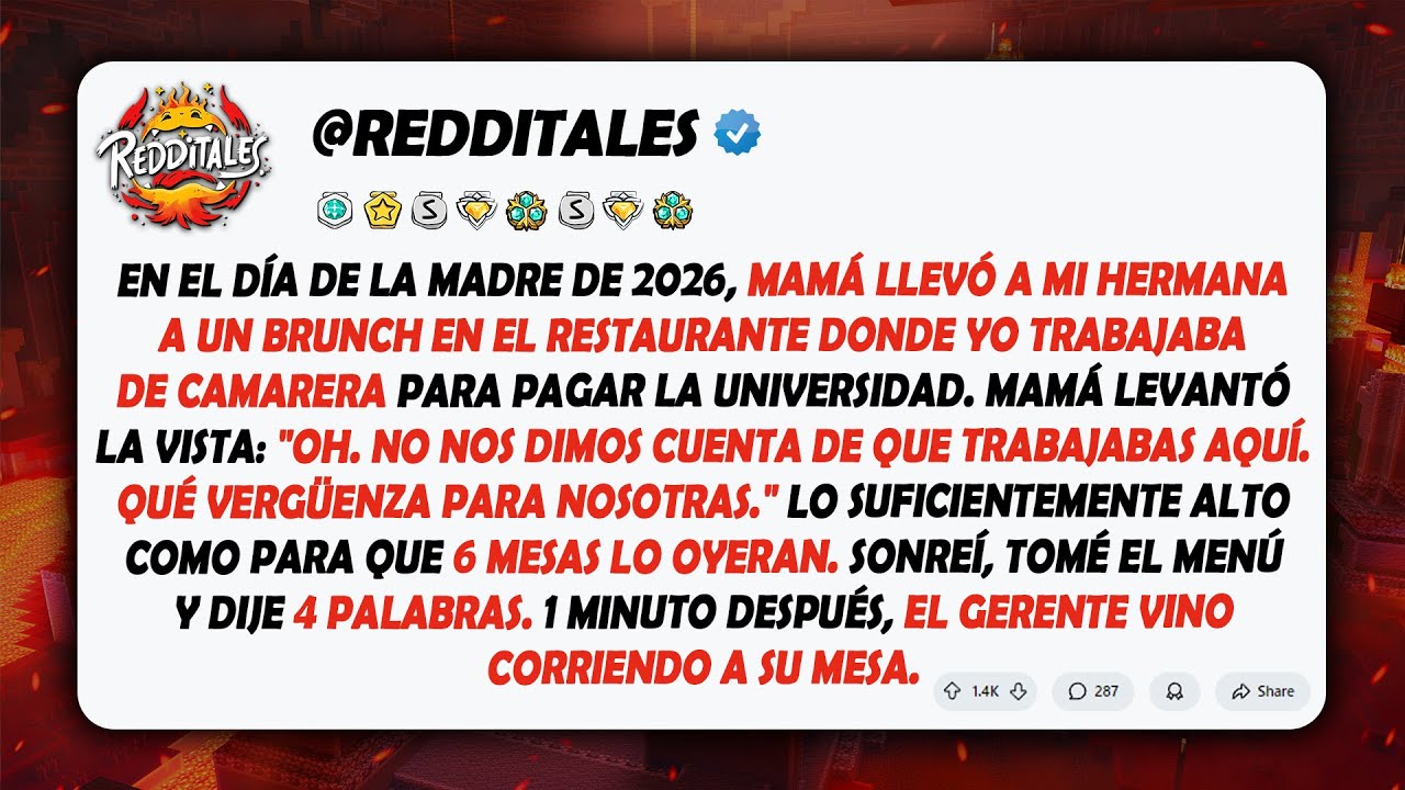 Mi madre me llamó 