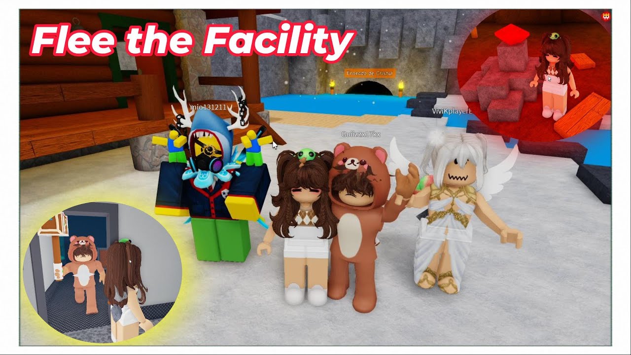 DIVERSÃO, DIVERSÃO NO MARRETÃO - Roblox Flee the Facility @fy Gui games💙💙