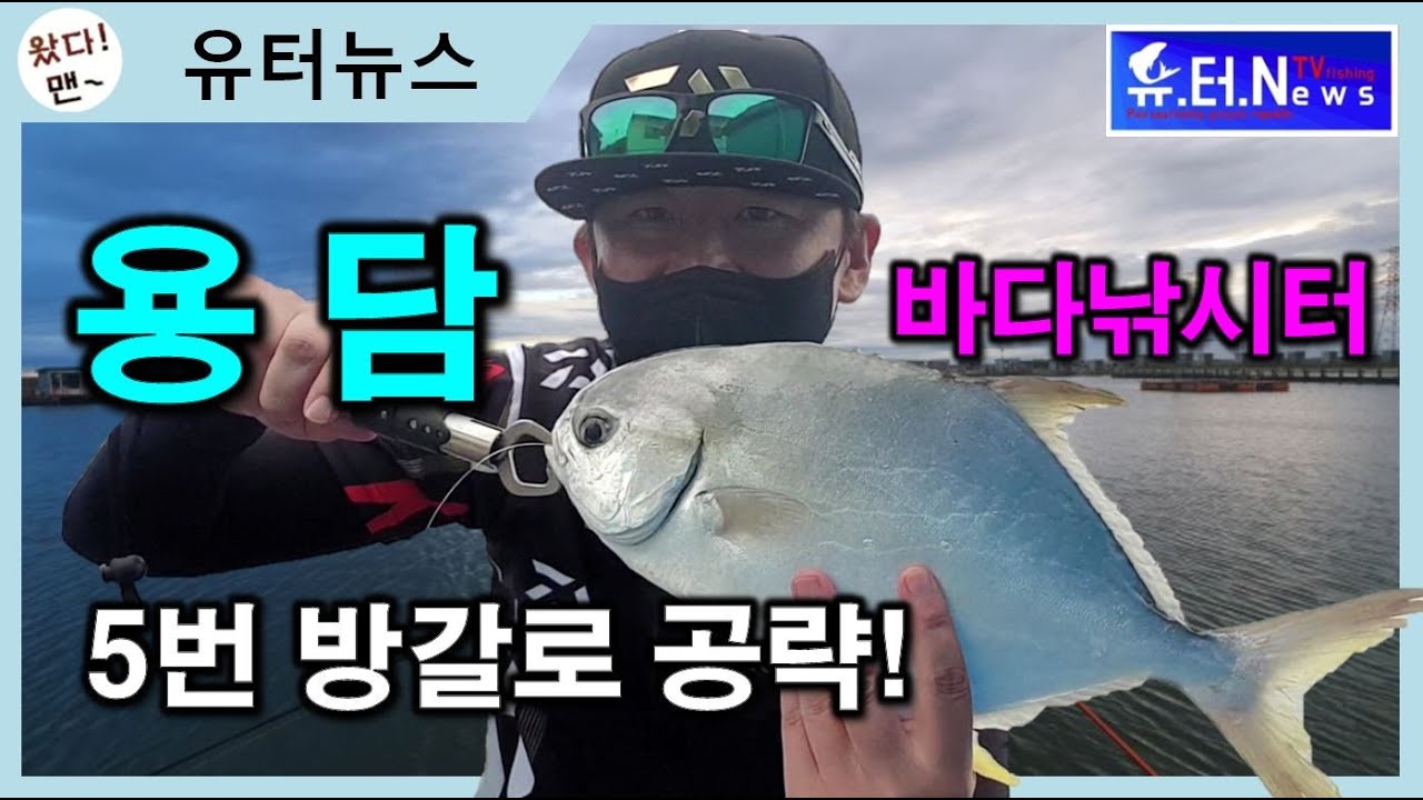 [유터낚시] 용담바다낚시터! 첫 출조! 5번방갈로 어집 공략기! VIP방갈로 만석일때! 어집 공략!